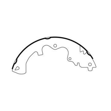 CENTRIC PARTS Centric Brake Shoes, 111.09360, Rear 111.09360